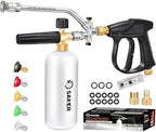 Saker Foam Cannon Dual Connector Accessory for Pressure Washer Kit by Saker