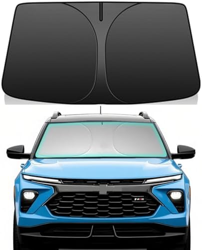 Windshield Sun Shade for 2019-2025 Chevrolet/Chevy Blazer, 4-Layer 240T Foldable UV Block Car Accessory to Cool Interior by Unknown