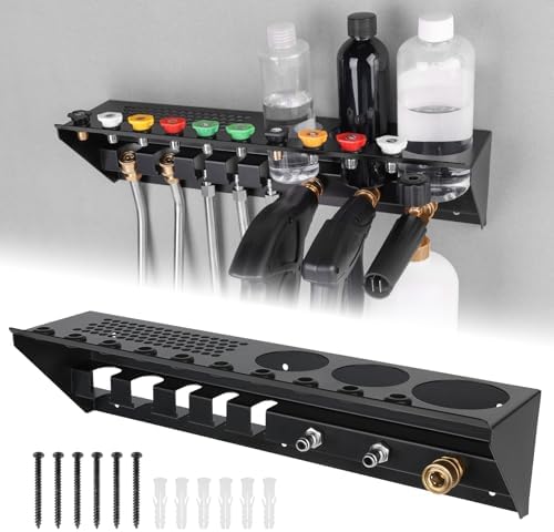 Pressure Washer Gun & Foam Cannon Holder with 1/4" Quick Connector by SKYJDM