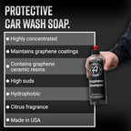 Adam's Polishes Graphene Shampoo 5 Gallon - Graphene Ceramic Coating Infused Car Wash Soap - Powerful Cleaner & Protection In One Step - pH Neutral, High Suds For Foam Cannon & Gun, Detailing Bucket - Image 2