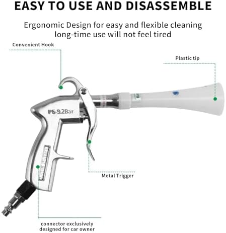 GOCCIDA Tornado Car Cleaning Gun Powerful Dry Car Detailing Air Gun Blower - Image 5