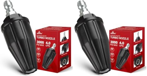 YAMATIC Pressure Washer Turbo Nozzle, 3000 PSI 4.0 GPM (Pack of 2) by YAMATIC