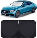 Windshield Sun Shade for Mercedes Benz E350 2017-2025 2026 SunShades Cover by INSAUTO
