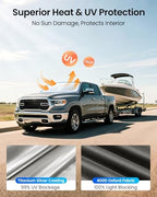 REEVAA Car Windshield Sun Shade for Dodge RAM 1500 (2026-2019) - Image 3