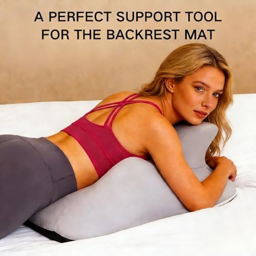 Couples Pillows 27° Position Ergonomic Contoured Support Pillow, NeckPillow, Reading Pillow Multi-Functional Memory Foam Lounger Cushion with Small Pillows Back Support for Couples(Blue,25"x22"x18") - Image 2