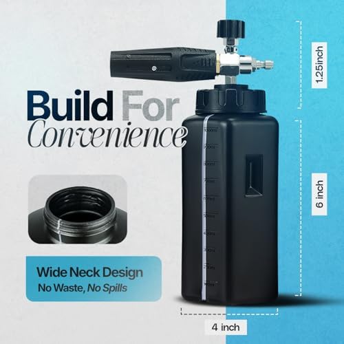 Foam Cannon for Pressure Washer, Thick Snow Foam, 1/4-Inch Quick Connect - Image 6