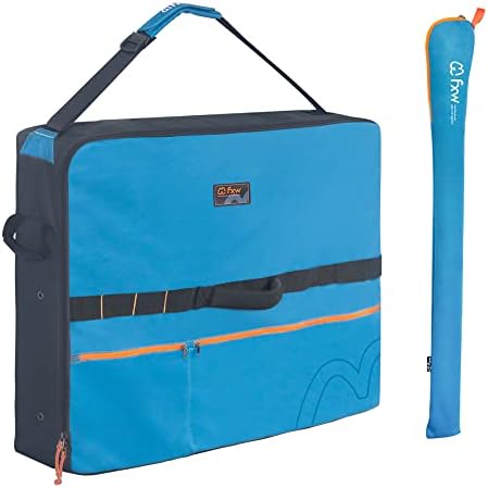 FXW Dog Playpen Storage Bag, Designed for RV Trips, Blue, 1 Pack | Fits FXW Pens Only(40" H 8 Panels & 9 Stakes), Comfortable Carry, Neat Storage, Wear-Resistant, Patented by FXW