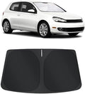 TINGLU Sun Shade for Volkswagen VW Golf/Rabbit/GTI/R32 MK6 5K 2009-2014 Accessories Windshield Sun Shade Window Shade UV Rays Protection Sun Visor Cover with Steering Wheel Sunshade Storage Bag by TINGLU