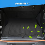 Nilight Rubber Cargo Mats for Cars Trucks SUVs | Universal Trim to fit for Most Vehicles, All Weather Protection Heavy Duty Cargo Liners - Image 2