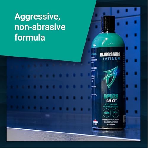 Bling Sauce Platinum Spots Sauce, Heavy-Duty Hard Water Spot Remover for Cars, Trucks, SUVs, 24oz. - Image 3