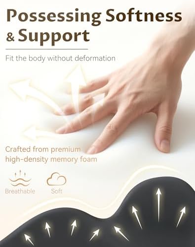 27 Degree Intimacy Pillow= All Perfect Position Easily for Hip & Back Support, Memory Foam Support Pillow, Discreet Ergonomic Wedge Pillow for Sleeping, Sitting, Recovery (Black) - Image 4
