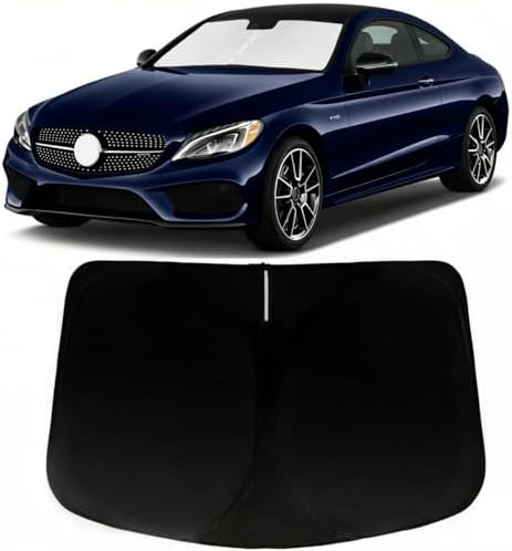 Windshield Sun Shade for 2015-2026 Mercedes Benz C Class Shield by PAIMOHO