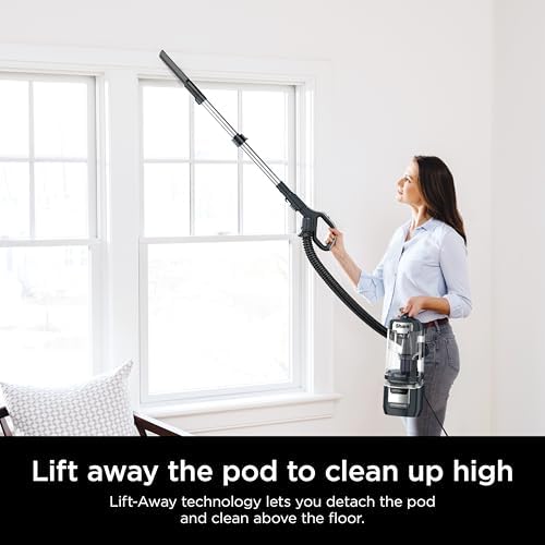 Shark Rotator Lift-Away Vacuum, DuoClean PowerFins, Dark Grey, LA555 - Image 3