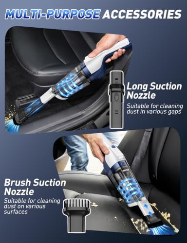 Gxzsk Handheld Vacuum Cordless, Hand Held Vacuum, Car Vacuum Portable - Image 3
