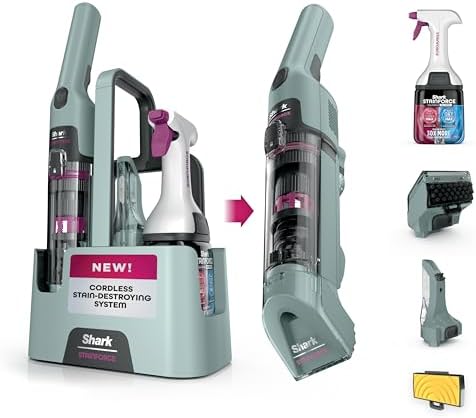 Shark StainForce Cordless Stain, Odor & Urine Remover, 2 Tools, Caddy HX101 by Unknown