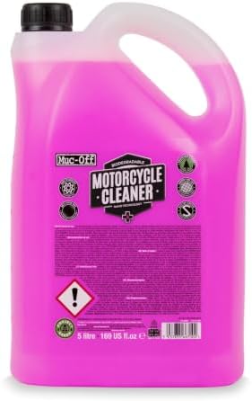 Muc-Off Nano-Tech Motorcycle Cleaner, 5 Liter - Fast-Action, Biodegradable Motorbike Cleaning Spray - Safe On All Surfaces and All Types of Motorcycle -667US by Muc-Off