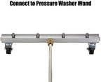 M MINGLE 13’’ Pressure Washer Undercarriage Cleaner with 2 Extension Wands - Image 3