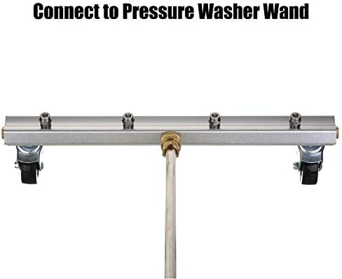 M MINGLE 13’’ Pressure Washer Undercarriage Cleaner with 2 Extension Wands - Image 3