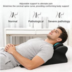 Couples Pillow Ergonomic Support Pillow Reading Pillow Memory Foam Lounger Cushion, 27-Degree Angle Design, NeckPillow, Contoured Multi-Position Support for Couples(Blue,23"x18"x15") - Image 6