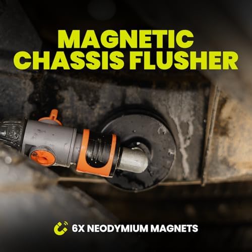 Magnetic Chassis Flusher with Hose - Underbody Chassis Flush for Off-Road Vehicles, Undercarriage Chassis Cleaner, Offroad Car & Truck Rust & Salt Protection, Garden Hose Chassis Nozzle Kit - Image 3