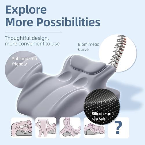 27 Degree Couples Pillow for Couples Sweet Spot Intimacy Pillows, Maintains Perfect 27 Angle Every Time, Firm Foam that Won?t Shift, Waterproof & Washable Cover (Blue)-2 - Image 5