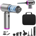 Car Vacuum 3 in 1 High Power Cordless Mini Vacuum Cleaner & Air Blower, 25000PA Suction 250000RPM Air Duster, 6000mAh Portable Handheld Small Vacuum Cleaner for Car Home Office by Unknown