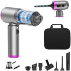 Car Vacuum 3 in 1 High Power Cordless Mini Vacuum Cleaner & Air Blower, 25000PA Suction 250000RPM Air Duster, 6000mAh Portable Handheld Small Vacuum Cleaner for Car Home Office by Unknown
