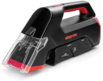Shop-Vac 3-in-1 Cordless Spot Cleaner, Handheld Upholstery Cleaner with Spray, Rolling Brush and 5.5kPa Suction, 2 Water Tanks, USB-C Rechargeable by Shop-Vac