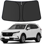 CRV Customized Windshield Sun Shade for 2023 2024 2025 2026 CRV LX/EX/EXL/Sport-L/Sport Touring Hybrid Front Window Sunshade Visor Protector Foldable Blocks UV Rays Keep Car Cooler Accessories by aatoppus