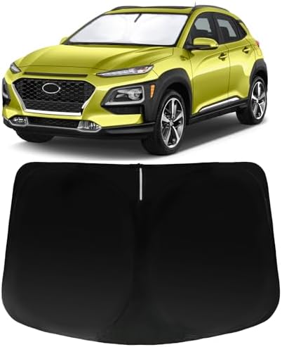 Windshield Sun Shade for 2018-2023 Hyundai Kona by PAIMOHO