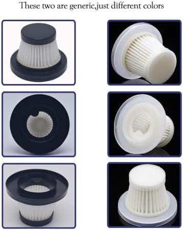 6-Pack LT-117C HEPA Filter Replacement: ONLY for KMM LT-117C Handheld Car Vacuum Cleaner (Blue Body) - Image 4