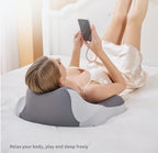 Reading Pillow, Ergonomic Memory Sponge Bed Wedge Pillow is Suitable for headboard, Chin and Back Support Pillow, Bed Support Sofa Floor, and Sleep Pillow.，Blue - Image 3