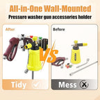 FIXFANS Pressure Washer Foam Cannon Holder, Wall Mounted - Image 2