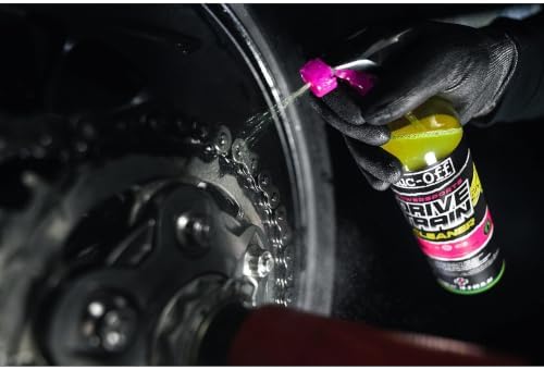 Muc-Off Powersports Drivetrain Cleaner, 16.9 fl oz - Chain Cleaner and Degreaser Spray for Motorcycle Cleaning - Advanced Motorcycle Cleaner, 500ml - Image 4