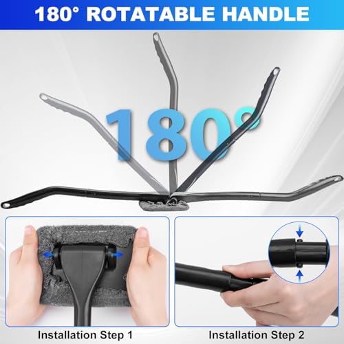 THINKWORK Windshield Cleaner Tool, Detailing Kit Interior with Brush Set - Image 2