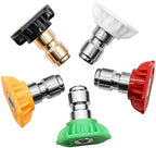 Pressure Washer Tips, Set of 5 Pressure Washer Nozzle Tips with Nozzle Holder, 1/4 Inch Quick Connect Power Washer Tips, 4000 PSI, Multiple Degrees Rinse Kit, Pressure Washer Accessories - Image 6