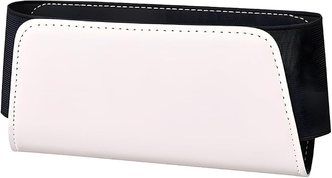 Car Seat Side Pocket Organizer, Leather Vehicle Seat Door Pouch Bag for Pen Phone Key, Automotive Console Card Sunglasses Holder Storage Bag, Universal for SUV Van Truck (Beige) - Image 7