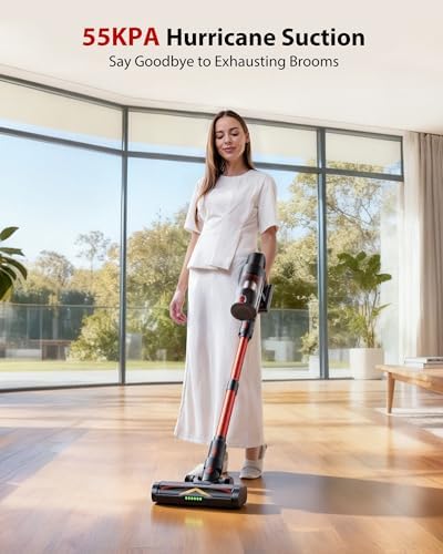 Cordless Vacuum Cleaner, 75Mins/55KPa/650W, Rechargeable - Image 2