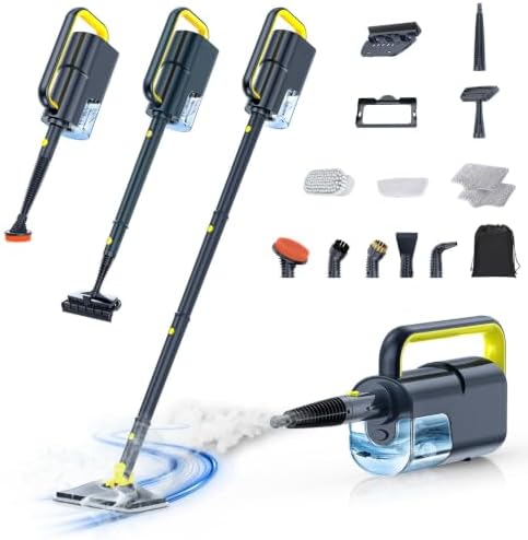 Steam Cleaner, 10-in-1 Detachable Handheld Steam Mop for Multi-Surface by LABIGO