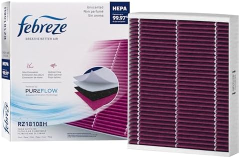 Febreze Odor Control HEPA Cabin Air Filter by PUREFLOW RZ18108H Fits 2018-2026 Chevrolet Equinox 1.5L by Febreze