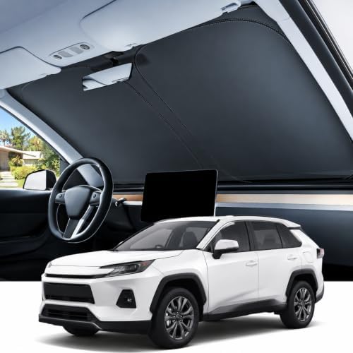 REEVAA Car Windshield Sun Shade for SUV/Pickup Truck, M (64''L x 32''W) by REEVAA