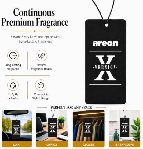 AREON X Version Strawberry Fresh Paper Hanging Car Air Freshener - 12 Pack - Image 5