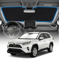 for Toyota Rav4 Sun Shade Windshield Cover - Custom Fit Rav4 Accessories 2019-2025 2026 Sunshade Foldable UV Protection & Heat Shield Sun Visor Accessories by Unknown