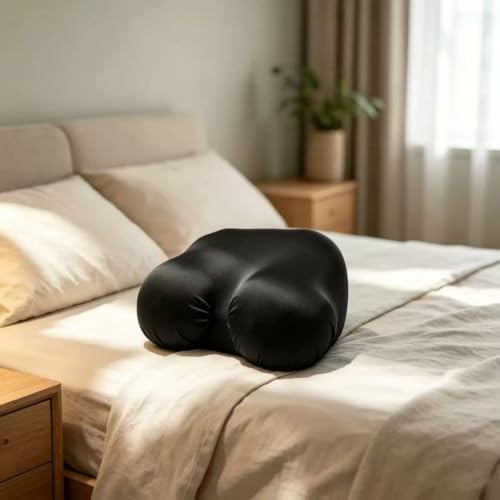 Ergonomic Memory Foam Chest Pillow, Slow Rebound Support Cushion(black) - Image 2