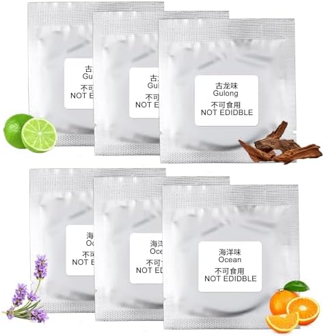 Kwak's 6 Packs Air Freshener Refill Tablets ，Individual Package Long Lasting Fresheners for Cars （2 Scents included Gulong Fragrance & Ocean） by Kwaks