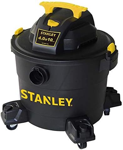 STANLEY Wet/Dry Vacuum SL18191P, 10 Gallon 4 Horsepower 16 FT Clean Range Shop, Ideal for Home/Garage/Laundry Rooms with Attachments, Strong Suction Large Capacity Multiple Accessories - Image 4