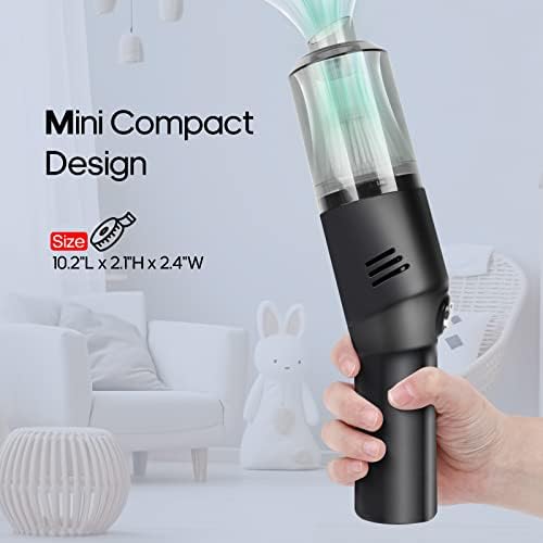 V06 Cordless Handheld Vacuum, 400g Mini Vacuum Portable for Car & Home - Image 2
