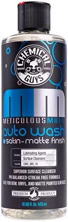 Chemical Guys, Meticulous Matte Foaming Car Wash Soap, Bubble Gum, 16 oz by ChemicalGuys