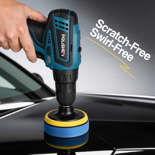 9Pcs Buffing Polishing Pads Kit, 3 Inch Buffing Pads, Sponge & Woolen Pads with M14 Drill Adapter & Backing Plate for Car Care, Polishing, Washing, Cleaning, Waxing - Image 7