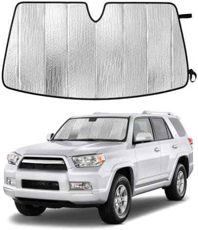 EcoNour Foldable Sun Shade Fit for Toyota 4Runner 2010-2023 2024 2025 by EcoNour